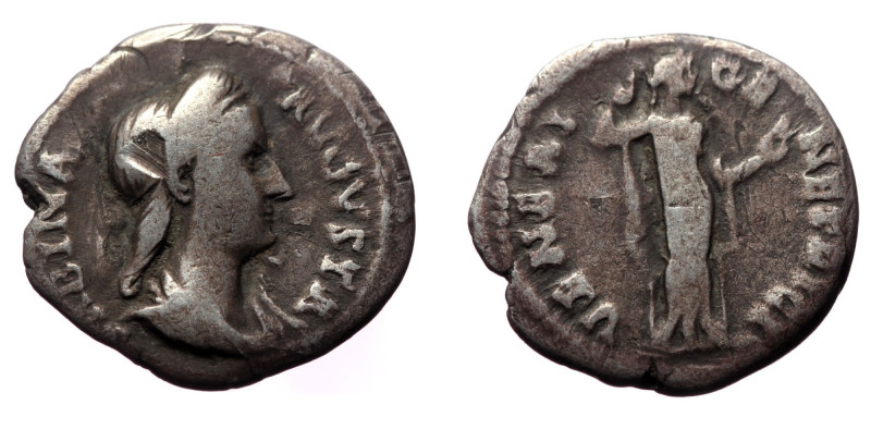 Sabina (Augusta, 128-136/7) AR Denarius (Silver, 2,67g, 18mm) Rome.
Obv: SABINA ...