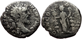 *Very rare*
Didius Iulianus (193) AR Denarius (Silver. 2.02g, 17mm), Rome
Obv: IMP CAES M DID- IVLIAN AVG, laureate head right
Rev: CONCORD - MILIT...