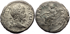 Septimius Severus (193-211) AR Denarius (Silver, 2.60g, 19mm)
Rome, 201-210.
Obv.: SEVERVS PIVS AVG, Laureate head r.
Rev.: FORTVNA REDVX, Fortuna sea...