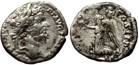 Septimius Severus (193-211) AR Denarius (Silver, 3.29g, 17mm) Laodicea ad Mare.
Obv: L SEP SEVERVS PER AVG P M IMP XI, Laureate head right.
Rev: PAR A...