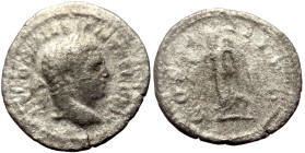 Caracalla (198-217) AR Quinarius (Silver, 1.24g, 15mm) Rome, 213 
Obv: ANTONINVS PIVS AVG GERM, laureate, draped, and cuirassed bust right, seen from ...