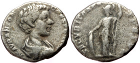 Caracalla (Caesar, 196-198) AR Denarius (Silver, 19mm, 3.07g) Laodicea ad Mare, 197-198. 
Obv: M AVR ANTON CAES PONTIF Bare-headed, draped and cuirass...