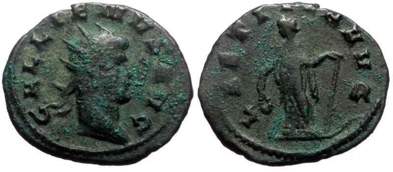 Gallienus, AE Antoninianianus (Brone, 3.53g, 21mm) Rome, 262-263
Obv: GALLIENVS ...