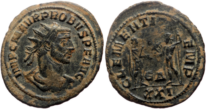 Probus (276-282) AE Antoninianus (Bronze, 23mm, 3.51g) Antioch 
Obv: IMP C M AVR...