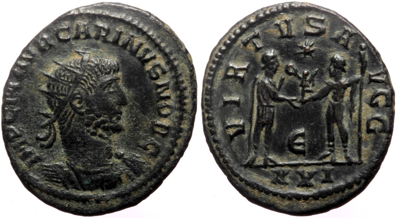 Carinus (283-285) AE Antoninianus (Bronze, 21mm, 3,64 gr) Antioch. 
Obv: IMP CM ...