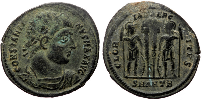 Constantine I The Great (307/10-337) AE follis (Bronze, 19mm, 1.19g) 
Obv: CONST...