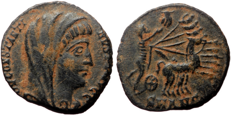 Constantine II and Constantius II (337-340) AE nummus (Bronze, 1.54g, 15mm) Post...