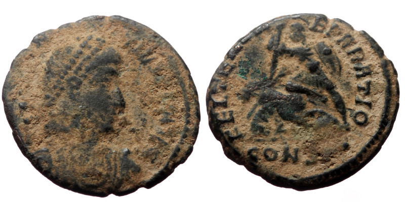 Constantius II (337-361) AE follis (Bronze, 2,77g, 17mm)
Obv: DN CONSTAN-TIVS P...