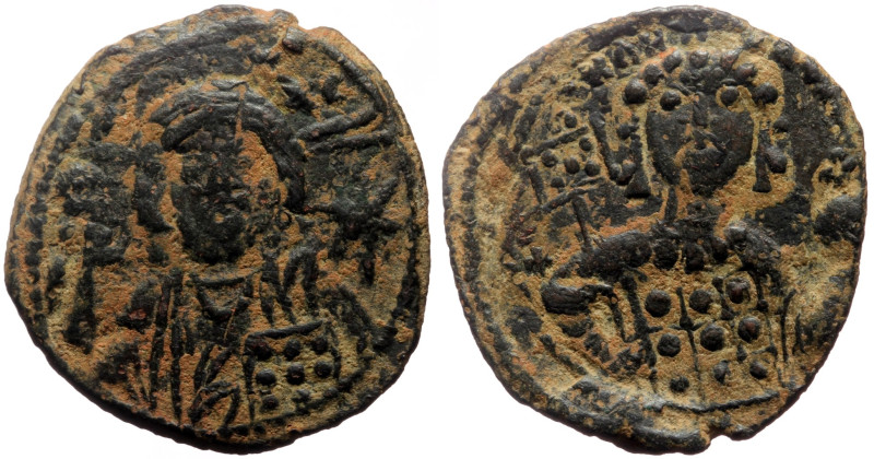 Michael VII Ducas (1071-1078) AE Follis (Bronze, 25mm, 6.42g) Constantinople 
Ob...