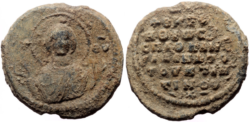 Unidentified Byzantine Pb Sear (Pb, 11.51g, 27mm)