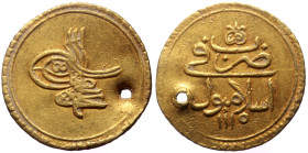 Ottoman Empire, unidentified ruller, AV Ashrafi (Gold, 19mm, 3.45g)