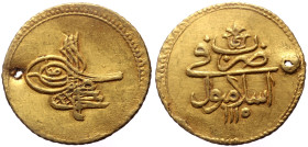 Ottoman Empire, unidentified ruller, AV Ashrafi (Gold, 19mm, 3.48g)
