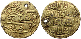 Ottoman Empire, unidentified ruller, AV Ashrafi (Gold, 21mm, 3.30g)