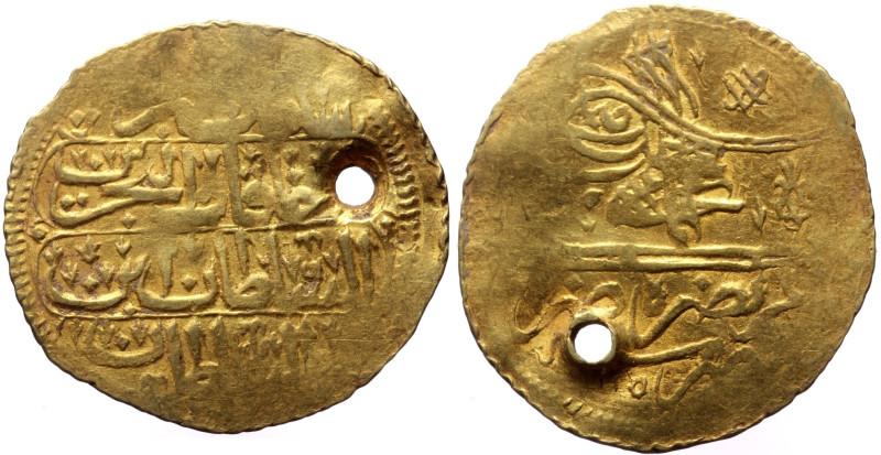 Ottoman Empire, unidentified ruller, AV Ashrafi (Gold, 24mm, 3.38g)