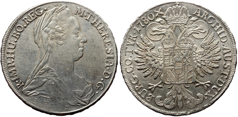 Austria, Maria Theresia (1740-1780) AR Taler (Silver, 41 mm, 27.90g) 1780