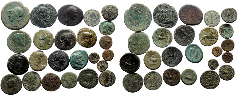 24 Ancient AE coins (Bronze, 98.02g)