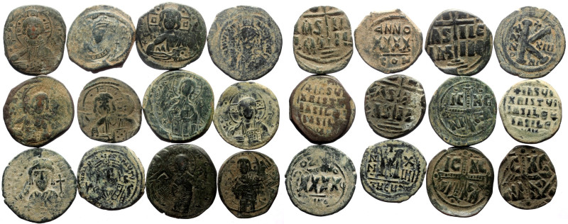 12 Ancient AE coins (Bronze, 124.14g)