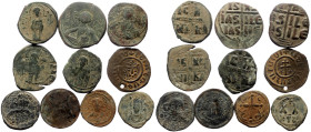 10 Ancient AE coins (Bronze, 70.76g)