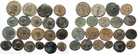 20 Ancient AE coins (Bronze, 75.75g)