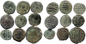 9 Ancient AE coins (Bronze, 128.04g)