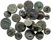 25 Ancient AE coins (Bronze, 64.50g)