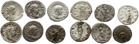 6 Ancient AR coins (Silver, 19.40g)