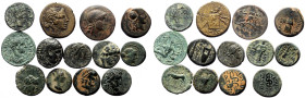 13 Ancient AE coins (Bronze, 59.69g)