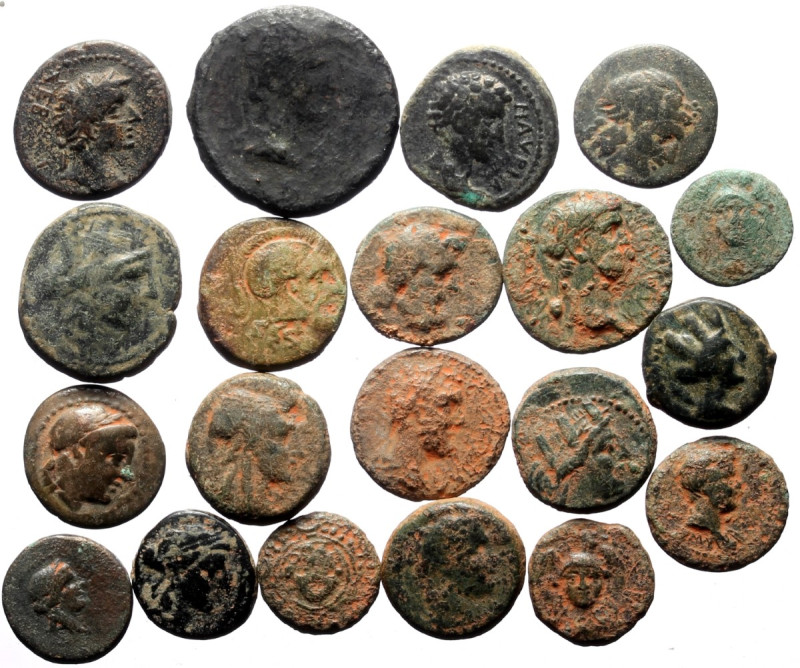 20 Ancient AE coins (Bronze, 94.20g)