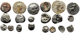 10 Ancient AR coins (Silver, 26.99g)