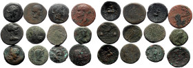 12 Ancient AE coins (Bronze, 77.15g)