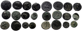 12 Ancient AE coins (Bronze, 46.59g)
