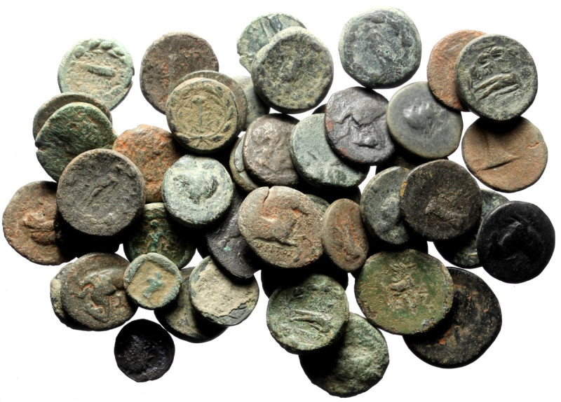 50 Ancient AE coins (Bronze, 199.20g)