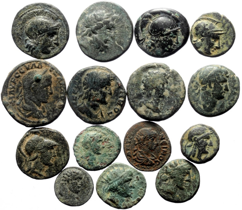 15 Ancient AE coins (Bronze, 64.70g)