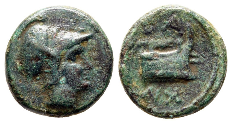 Kings of Macedon. Uncertain mint. Demetrios I Poliorketes 306-283 BC. 
Bronze Æ...