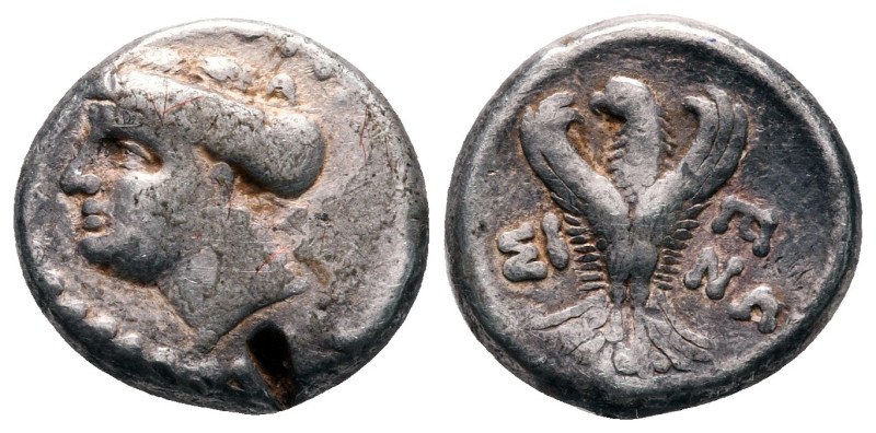 Paphlagonia. Sinope circa 410-375 BC. 
Hemidrachm AR

15 mm, 3,41 g



Ve...