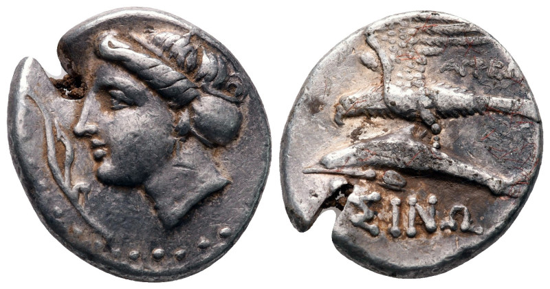 Paphlagonia. Sinope circa 330-300 BC. 
Drachm AR

20 mm, 5,98 g



Very F...