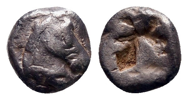 Mysia. Lampsakos circa 450-400 BC. 
Hemiobol AR

6 mm, 0,34 g



Very Fin...