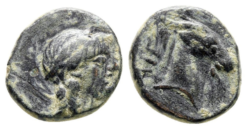 Aiolis. Aigai circa 400-200 BC. 
Bronze Æ

10 mm, 1,03 g



Very Fine