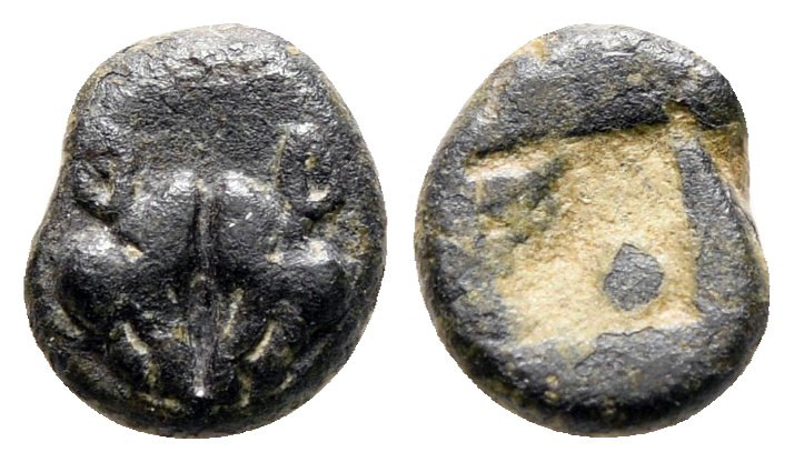 Lesbos. Unattributed Koinon mint circa . 
BI 1/24 Stater

8 mm, 0,57 g


...