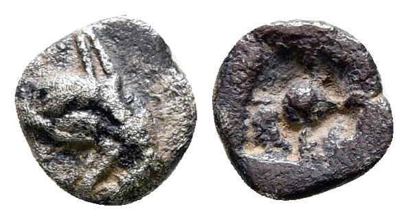 Ionia. Phokaia circa 530-500 BC. 
Tetartemorion AR

6 mm, 0,19 g



Very ...