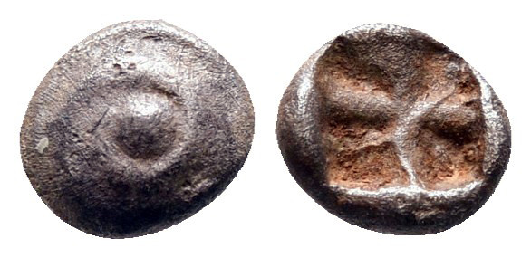 Ionia. Phokaia circa 530-500 BC. 
Tetartemorion AR

6 mm, 0,22 g



Very ...