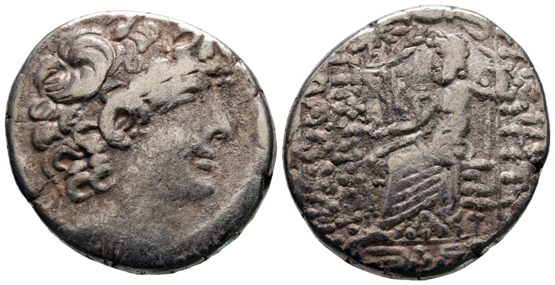 Seleukid Kingdom. Antioch on the Orontes. Philip I Philadelphos 95-75 BC. 
Tetr...