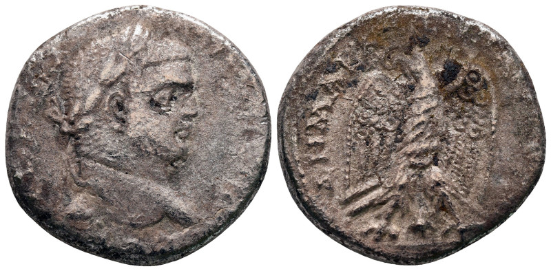 Seleucis and Pieria. Antioch. Caracalla AD 198-217. 
Billon-Tetradrachm

26 m...