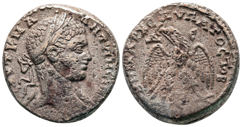 Seleucis and Pieria. Antioch. Elagabal AD 218-222. 
Billon-Tetradrachm

25 mm...