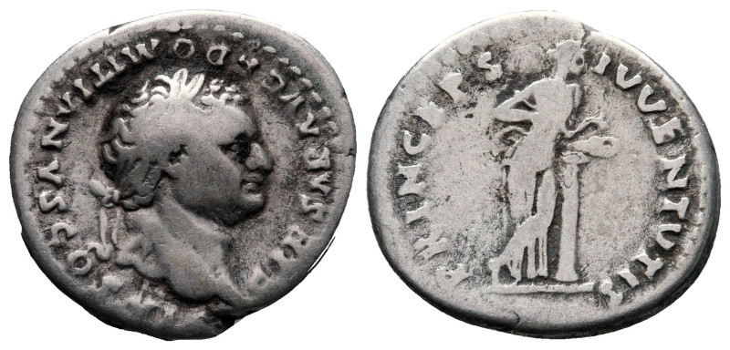 Domitian as Caesar AD 69-81. Rome
Denarius AR

19 mm, 3,21 g



Nearly Ve...