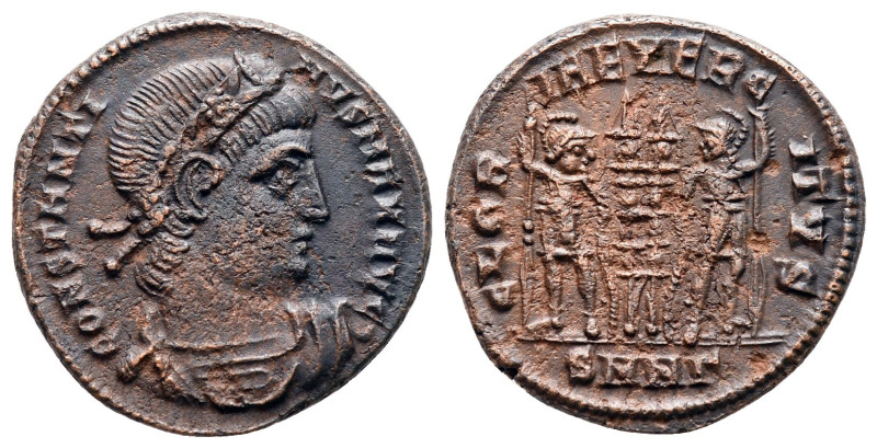 Constantine I the Great AD 306-337. Nicomedia
Follis Æ

17 mm, 2,49 g



...