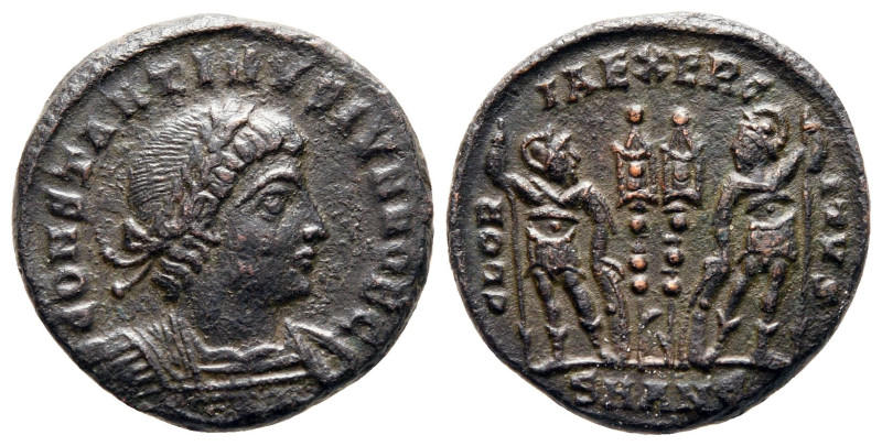 Constantine II, as Caesar AD 317-337. Antioch
Follis Æ

17 mm, 2,76 g



...