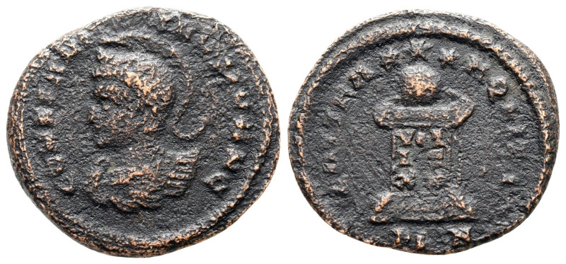 Constantine II, as Caesar AD 317-337. Londinium
Follis Æ

20 mm, 2,97 g


...