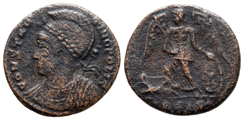 City Commemoratives AD 330-354. Constantinople
Follis Æ

18 mm, 2,19 g


...