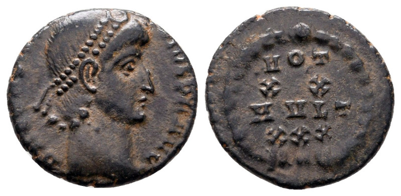 Constantius II AD 347-361. Antioch
Follis Æ

14 mm, 1,60 g



Very Fine